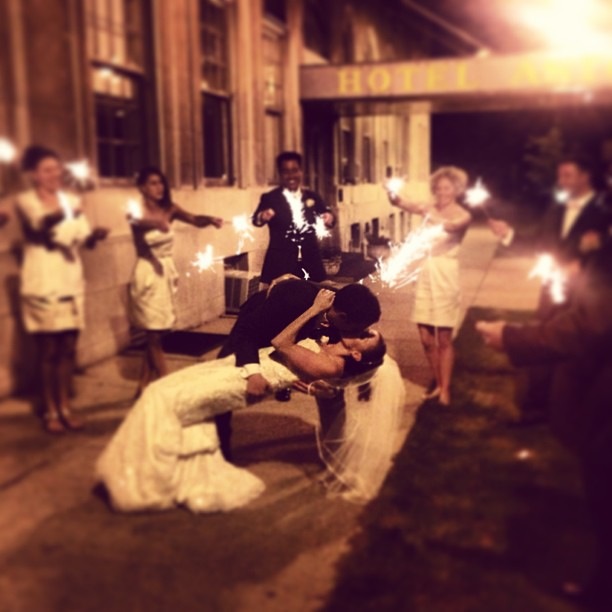 wedding sparklers!